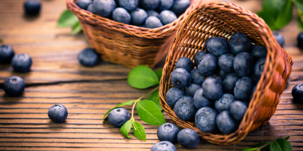 Blueberries,In,The,Basket